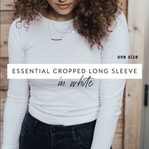 CJLA Essential Crop Long Sleeve